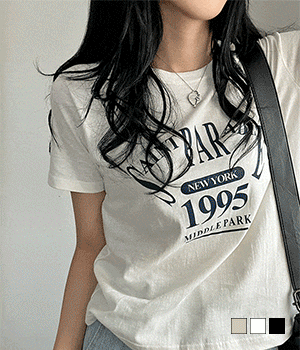 [무료배송] 세인트 뉴욕 루즈핏 반팔 티셔츠