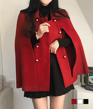 [무료배송] 빨간망토 차차 케이프 자켓 코트